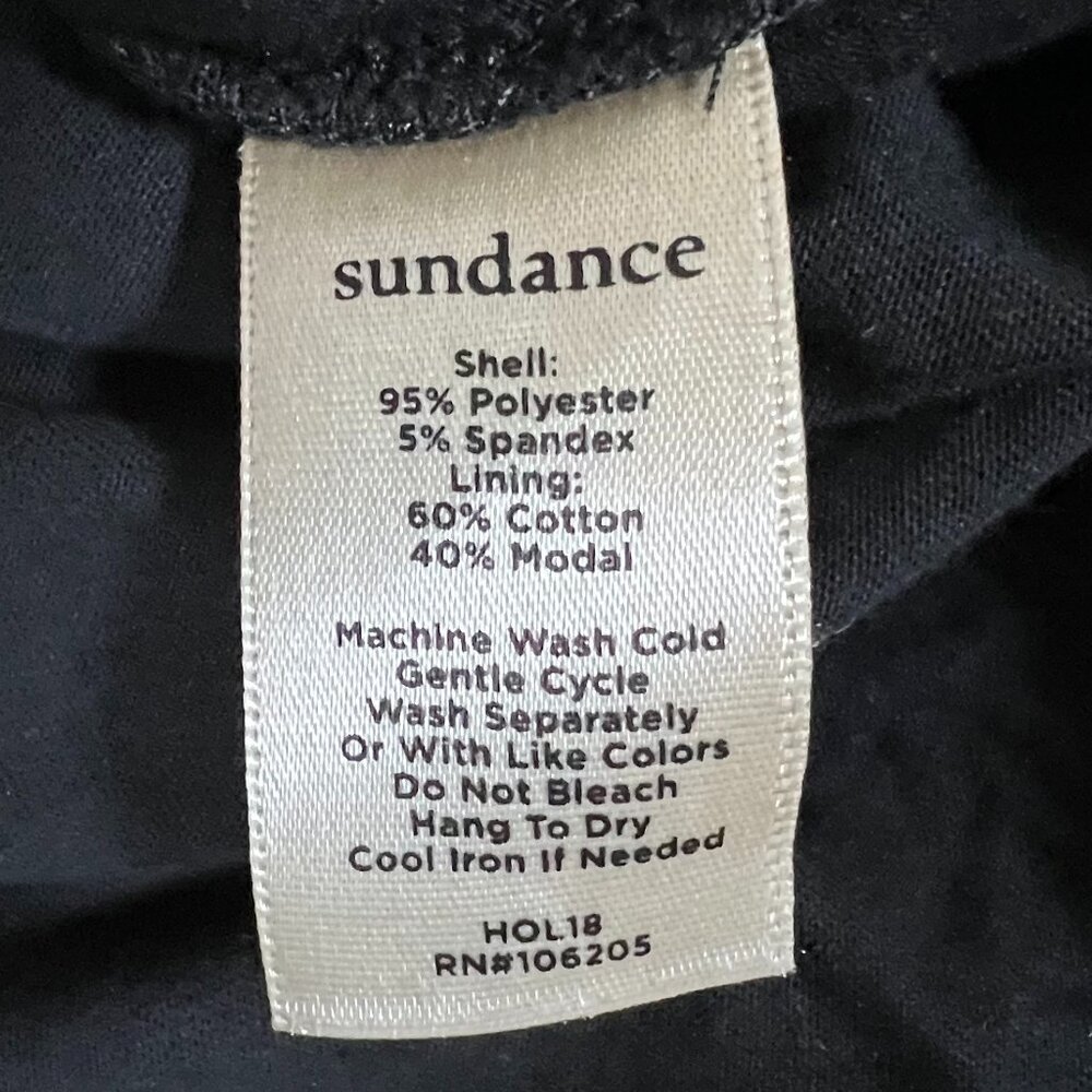 Sundance Bella Grace black velvet burnout top XS - Picture 4 of 6